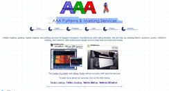 Desktop Screenshot of aaapatternsmarking.com